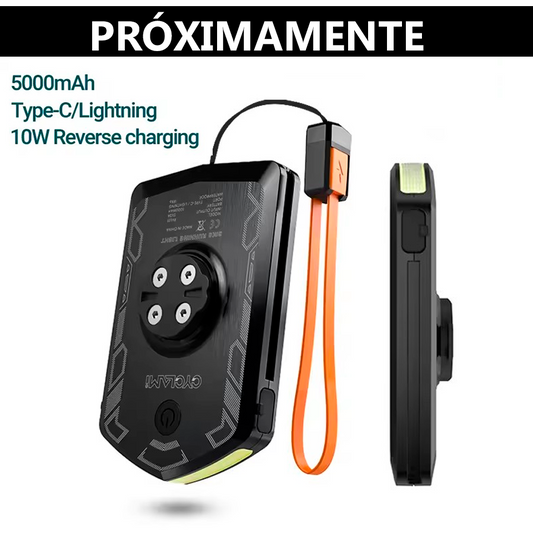 LUZ FRONTAL + POWER BANK 5000mAh